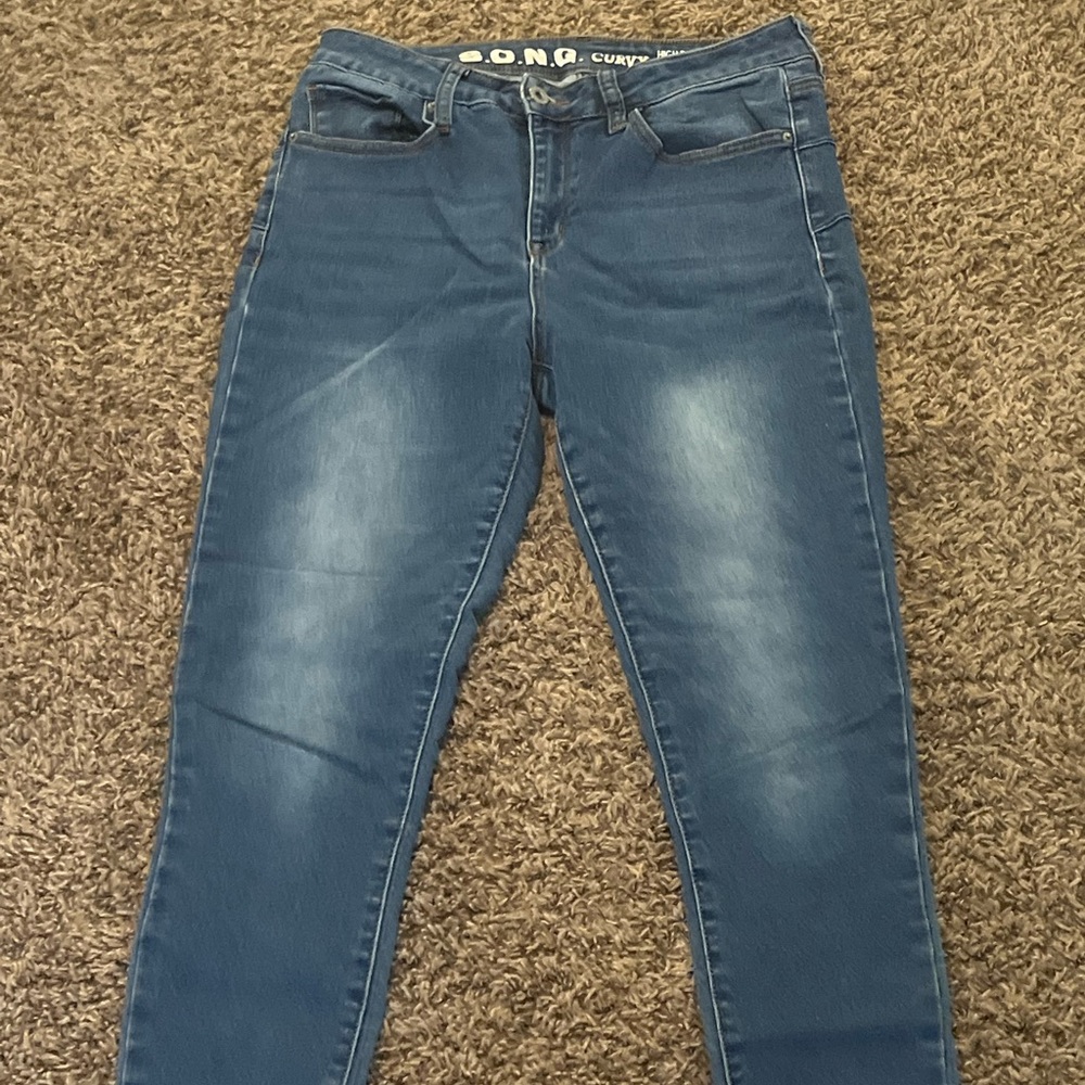 Song Curvy High Rise Skinny Jeans Girls Size 11 / 30 Blue